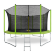 Батут Arland 14FT с внутренней страховочной сеткой и лестницей (Light green)