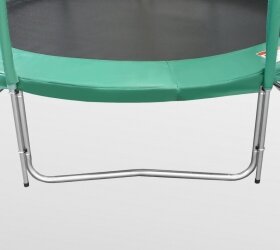 Батут премиум Arland 10FT с внутренней страховочной сеткой и лестницей (Dark green)