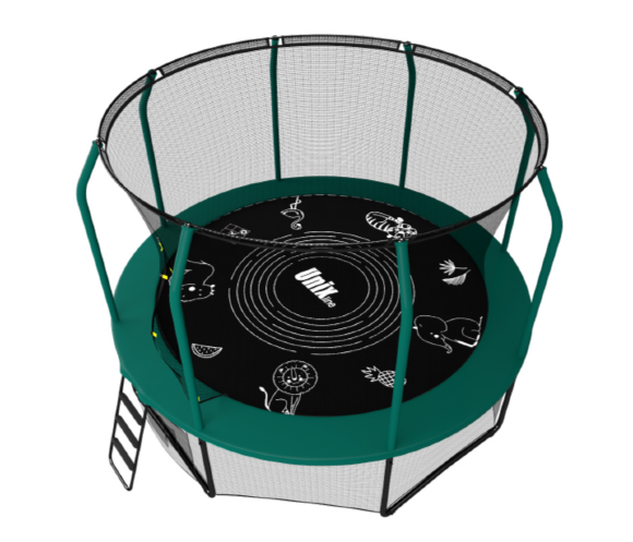 Батут UNIX line SUPREME GAME 8 ft (green)