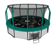 Батут UNIX line SUPREME GAME 16 ft (green)