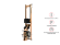 Гребной тренажер UNIXFIT Wood Rower Light
