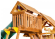 Игровая площадка Playgarden "Mega SkyFort" с двумя игровыми домиками и переходом