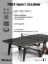 Теннисный стол Cornilleau 700X Crossover Outdoor (черный)